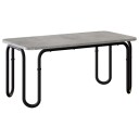 vidaXL Kaffebord Betonggrå 100 x 50 x 45 cm Konstruert tre