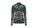 Kari Traa Faith Half Zip langermet trøye merino grønn dame