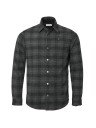 Chevalier Champ Wool Overshirt Men Iron Checked 3XL 3XL