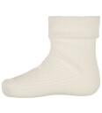Minymo Light Taupe Baby Strømpe Rib 3-Pakning 15-18