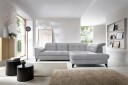 Inferne 5 seters Sofa med Sjeselong   Grå