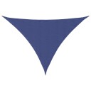 vidaXL Solseil blå 7x5x5 m 100 % polyester oxford