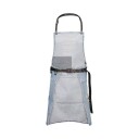 DUTCHDELUXES Grill Forkle i slitt denim, Vasket Indigo