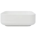 vidaXL Servant kvadratisk keramisk hvit 39x39x13,5 cm