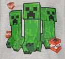 Minecraft Genser TNT Squad 116 / 6 år Barn Grå/Grønn