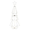 Konstsmide Juletre metall 210cm led - Hvit