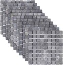 vidaXL Mosaic Fliser Grå 30 x 30 cm Marmor