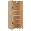 vidaXL Highboard sonoma eik 69,5x34x180 cm konstruert tre 8720845410476