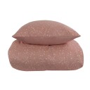 Borg Living Dobbeldyne sengesett - 200x220 cm - 100% bomull - Zodiac peach​​​​​​​ - Borg Living