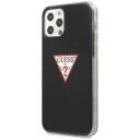 Guess Guhcp12mpcuctlbk Iphone 12/12 Pro 6,1" Czarny/Black Hardcase Triangle Collection
