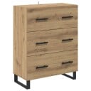  Serviesskap Artisan Eik 69,5 x 34 x 90 cm Ingeniørtre og jern
