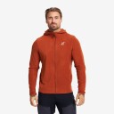 Revolutionrace Hiker Fleece Hoodie Herre Rusty Orange M Herre Overdeler Fleece & midlayers