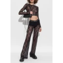 Palm Angels Dame Bukser Svart S,