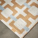 Pappelina Tom teppe Ochre/Cream/Sage 70 x 120 cm