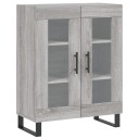vidaXL Skjenk grå sonoma 69,5x34x90 cm konstruert tre
