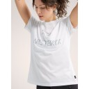 ArcTeryx  Arc'Word Cotton T-Shirt SS W Dame, 017552 White Light, L