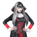 Widmann Vampyr Parykk Svart Hvit One-size 02076