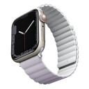 UNIQ Apple Watch (44/SE/45) UNIQ Revix Vendbar Klokkerem Magnetisk - Lilla / Hvit