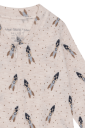 Hust & Claire Mocel Rocket ull/tencel heldress til barn - wheat melange