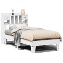  Sengeramme uten madrass hvit 90x190 cm heltre furu