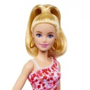 Barbie Fashionista Rosa Blomstret Kjole