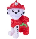 Paw Patrol Marshall Dino-Film Lekefigur med Lyd og Bevegelige Deler Hvit Rosa Rød
