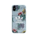 Adidas Snapcase Floral Mobildeksel for iPhone X / Xs Grå
