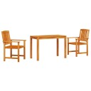  Hage Spisegruppe 3 pcs Brun Solid akasietre