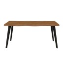 Spisebord HOME4YOU Chilli 160x90x77 cm - Brun