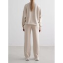 Aim'n   Sweatbukser Comfy Modal Wide Pants   Beige