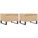  Salongbord 2 stk sonoma eik 50x46x35 cm konstruert tre 8721012111943