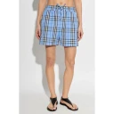 Burberry Dame Shorts Blå 4XS
