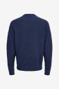 Jack & Jones Junior   Genser Jjesoho Ollie Knit Crew Neck Sn Jnr   Blå