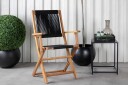 Venture Design Peter spisestol Natur Svart