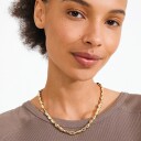 Pilgrim Presence Necklace Gold Plated   Gold   ONE SIZE