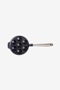 Carl Victor Munkepanne med stålhåndtak diameter 22 cm Svart