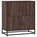  Skjenk brun eik 68x35x76 cm konstruert tre 8721102840524