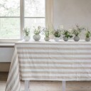 Ernst Duk 145x300 cm Hvit/Beige