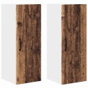  Kjøkkenskap 2 pcs Gammelt tre 30 x 31 x 80 cm Konstruert tre