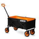 Sammenleggbar transportvogn med netting, 100L kapasitet
