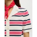 Selected Slfamour Ss Knit Polo Cardigan   Cream   S