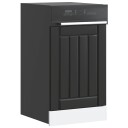  Oppvaskmaskin panel Lucca svart konstruert tre 8721158422347