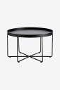 Ellos Home   Sofabord Telvin Ø 78,5 cm   Svart