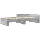  Sengeramme grå sonoma 90x190 cm konstruert tre 8721102822063