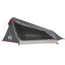 vidaXL telt for camping 1 person grå og oransje vanntett
