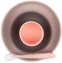 Nattou Spisesett 4 stk rosa/aubergine