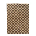 Ferm Living Håndvevd Ullteppe Check 140x200 cm Coffee