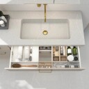 Dansani Calidris Unique Silestone Servant Måltilpasset Desert Silver / 160cm