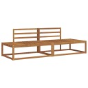  Utendørs sofa sett Naturlig Solid akasietre