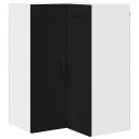 Kjøkkenskap med hylle Svart 57 x 57 x 80 cm Konstruert tre
